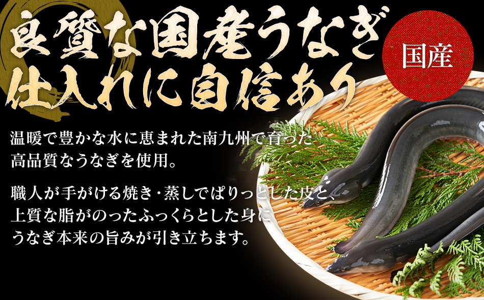 福岡県大木町のふるさと納税 うなぎのせいろ蒸し（3人前）　AE06-3