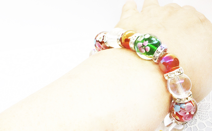 天然石パワーストーンプレスレット（5） アクセサリー ブレスレット ギフト 