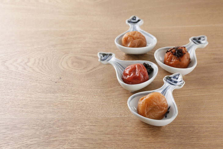 紀州南高梅 梅干し４種類セット計800g（200g×4箱）[中玉]２Ｌサイズ うめぼし和歌山産(化粧箱入)／紀伊国屋文左衛門本舗◇｜減塩 塩分控えめ 肉厚 はちみつ しそ しそかつお ふるさと納税 梅干し 和歌山