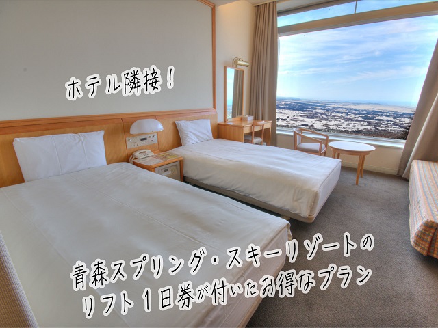 ロックウッド・ホテル＆スパ：期間限定☆ゲレンデ目の前！スキー＆スノボ【選べるリフト・ゴンドラ1日券】＆2食付プラン♪（平日限定：スタンダードツイン お一人様ご招待） 宿泊券 旅行 温泉 スキーチケット 