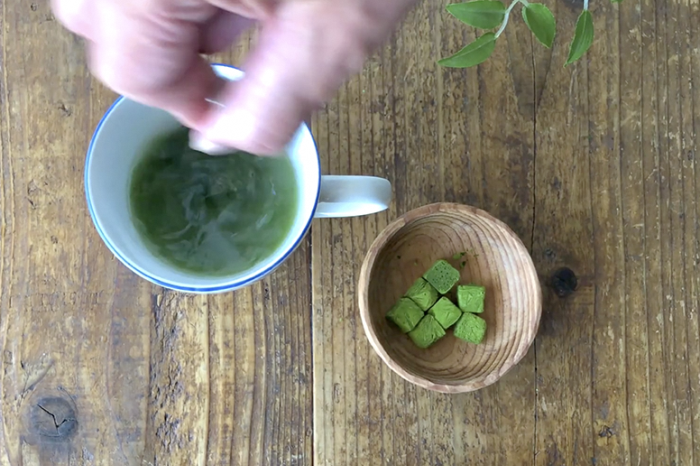 手軽に有機「コロコロ抹茶キューブ」(30個入り×4箱)〈有機 オーガニック 無農薬 抹茶スイーツ スイーツ お菓子 宇治抹茶 抹茶 抹茶ラテ フリーズドライ〉 