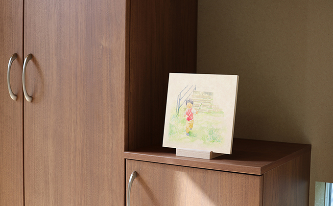 センテンヤアートパネル　『えものがたり』−花どうぞ− 絵画 和紙 印刷 木製パネル シンプル 洋風 和風 