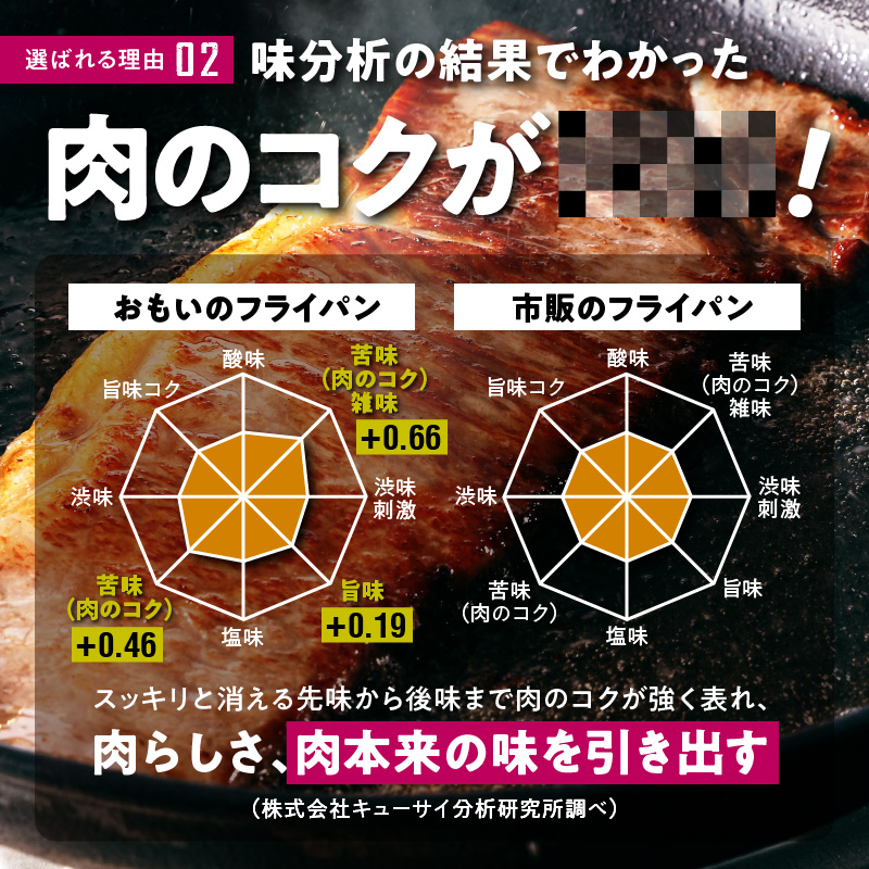 愛知県碧南市のふるさと納税 〈カンブリア宮殿で紹介されました！〉 おもいのフライパン　20cm　目指したのは世界で一番お肉がおいしく焼けるフライパン　H051-172