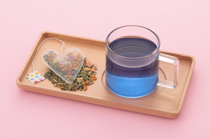 （キュンとなる／映える）5種のカラフルハートティーバッグ 3箱セット＜維孝館中学校とコラボ開発＞ 飲料類 お茶 ハート型 健康 美容 お茶セット ギフト カラーズティー 和紅茶 