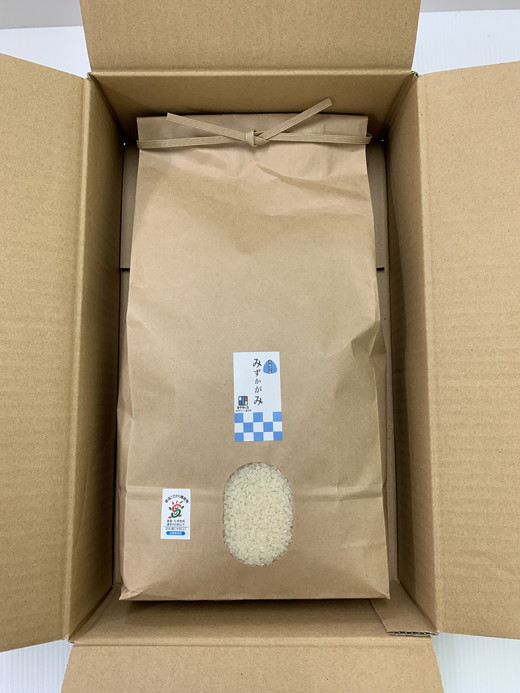 【新米】【令和7年産】環境こだわり米「みずかがみ」白米【5kg×1袋】【K124W】