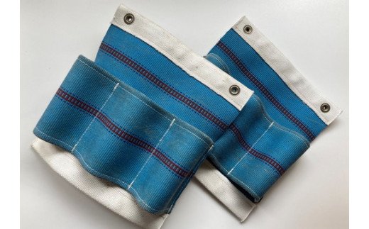 消防ホースアップサイクル【バケツ型バッグNEW】青ベース【DP02W】