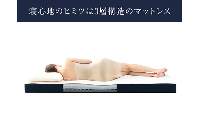 兵庫県稲美町のふるさと納税 トゥルースリーパー プレミアメルティスト シングル　寝具 マットレス 低反発 高反発