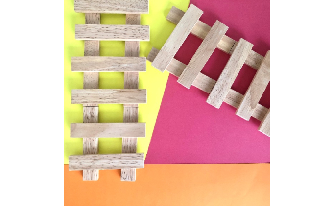 たいらなつみき「ごむのき」 工芸品 インテリア 玩具 おもちゃ 積み木 手作り 