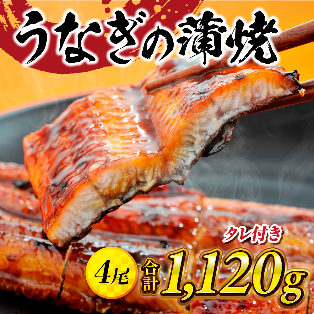 福岡県篠栗町のふるさと納税 うなぎの蒲焼４尾 タレ付き（3本）　YZ003