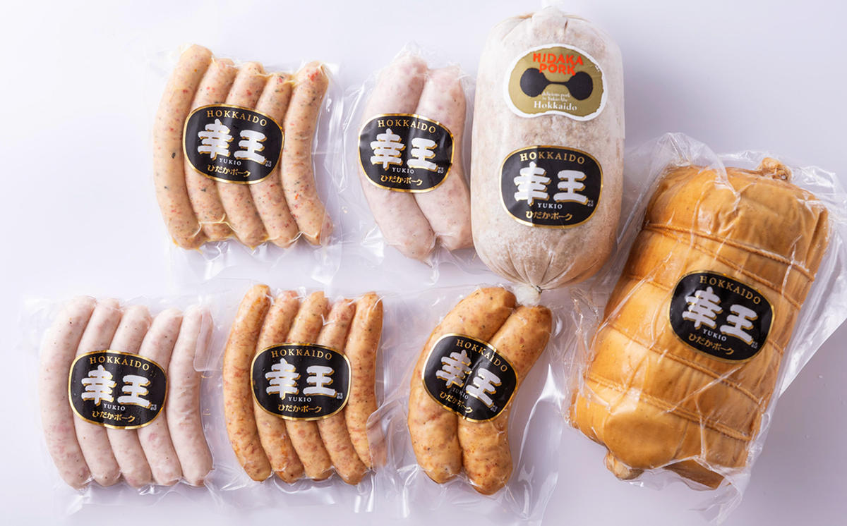 北海道産 ホエー豚 ハム ソーセージ ボロニア 7種 食べ比べ セット (1.45kg＋19本)