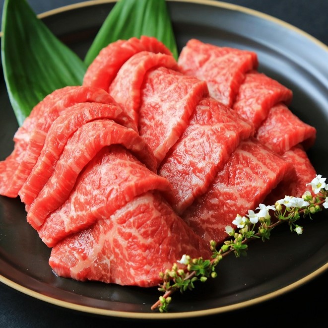 【最短7営業日発送】【幻の神戸ビーフ】特選 黒田庄和牛（焼肉用赤身モモ、450g）≪冷蔵でお届け≫（15-1）