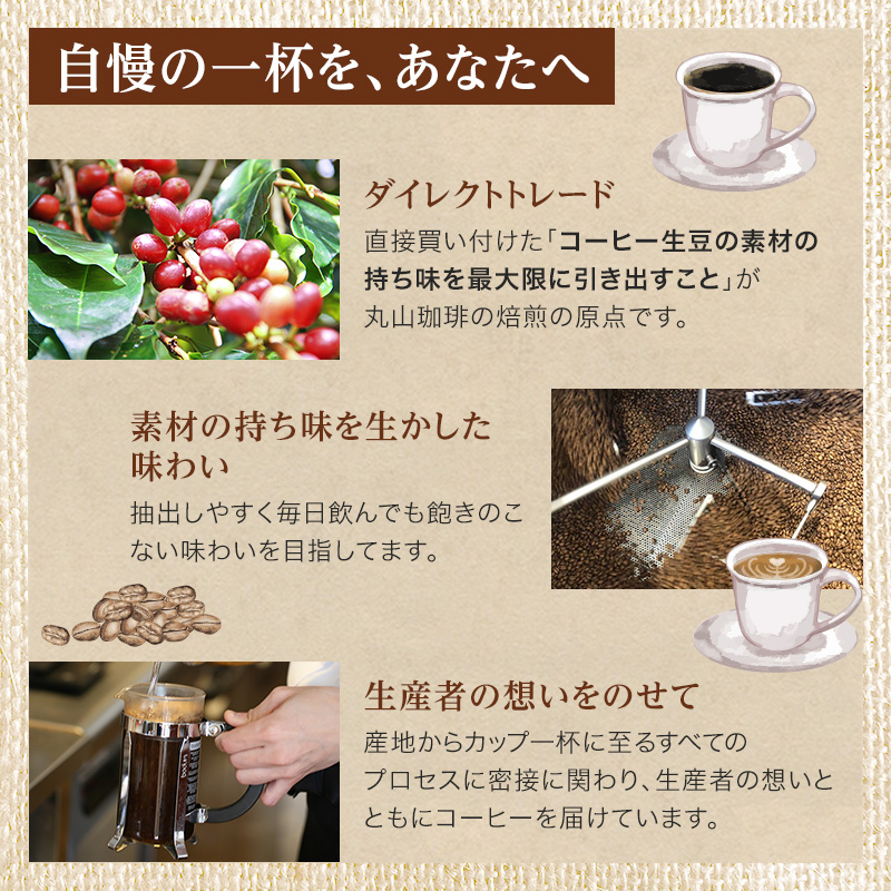 丸山珈琲 コーヒー 定期便 4回 四季を感じるスペシャルティコーヒー セット 珈琲 粉 ドリップ ドリップコーヒー ドリップバッグ コーヒー粉 レギュラーコーヒー ブレンド オリジナル 小諸ブレンド 