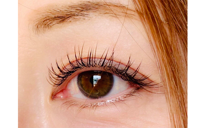 フラットラッシュ両目100本まで 体験チケット パーマ まつげ 