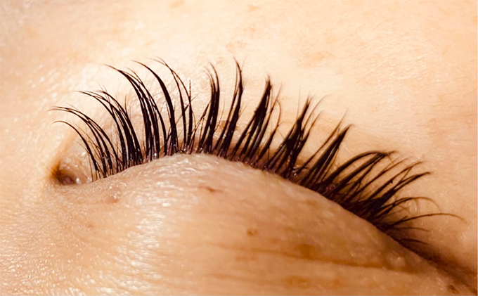 フラットラッシュ両目100本まで 体験チケット パーマ まつげ 