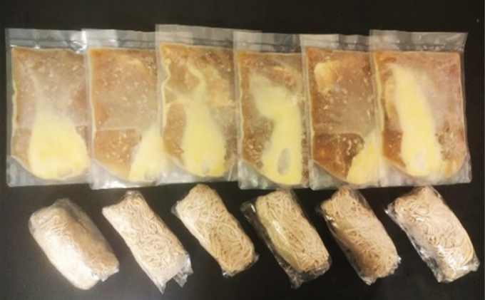 [冷凍]石臼挽き中華そば6食セット【富良野とみ川】(麺 中華そば そば セット 北の国から ドラマ 北海道 富良野市 ふらの)