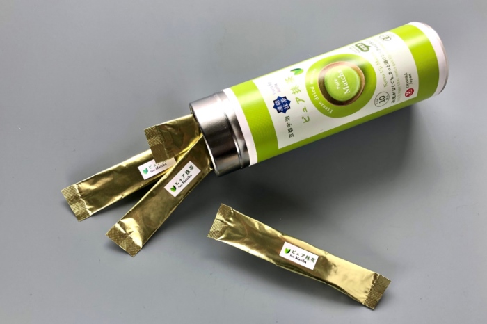 手軽に有機「凍結乾燥香り抹茶スティック」(1.5g×10本×2缶)〈有機 オーガニック 無農薬 宇治抹茶 抹茶 お茶 茶 緑茶 凍結乾燥 ステイック 飲料〉 本格 本物 