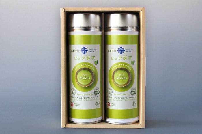 手軽に有機「凍結乾燥香り抹茶スティック」(1.5g×10本×2缶)〈有機 オーガニック 無農薬 宇治抹茶 抹茶 お茶 茶 緑茶 凍結乾燥 ステイック 飲料〉 本格 本物 