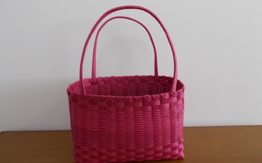 14-64 ショッピングバック 3点セット(ラズベリー)