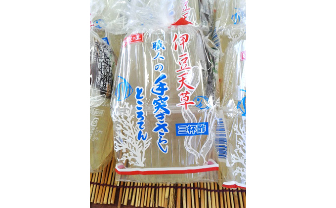 【専用】ところてん　様 楽天市場】柿田川名水ところてんセット 特製ミニ突き棒付 巾着