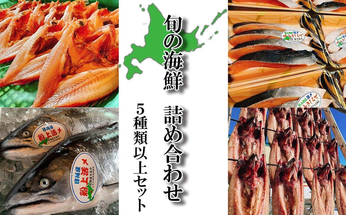 北海道産 旬の魚介 5種以上 豪華 お楽しみ詰め合わせ セット