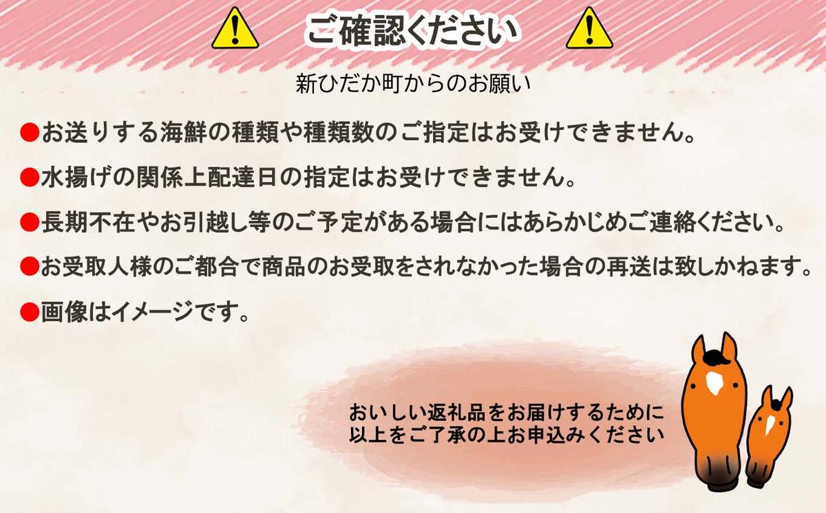 北海道産 旬の魚介 5種以上 豪華 お楽しみ詰め合わせ セット
