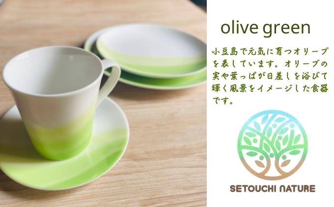 オリーブグリーン 陶器 茶碗 凹凸模様 オリーブグリーン 陶器 茶碗 - メルカリ