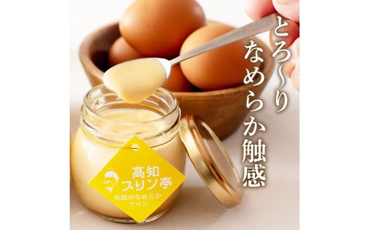 高知県芸西村のふるさと納税 TKA023　高知プリン亭 究極のなめらかプリンセット 6個入り プリン ぷりん 瓶 おしゃれ かわいい 美味しい 定番 人気 プレゼント ギフト 冷たいスイーツ 送料無料 お取り寄せ おすすめ デザート  お祝い 贈答 贈り物