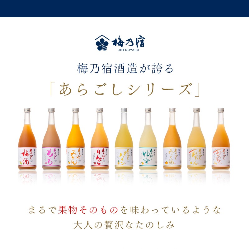 梅乃宿 あらごし梅酒 720ml ／ お酒 リキュール ギフト 贈り物