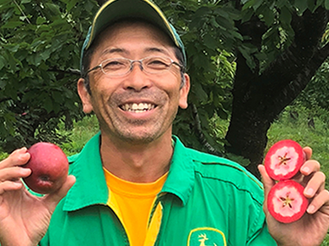風丸農場 千雪りんごと赤いりんごのジュース 無添加 青森県産 180ml 各4本 計8本セット 飲料類 果汁飲料 りんごジュース 