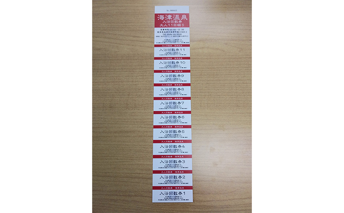 海津温泉　日帰り入浴　回数券 チケット 温泉利用券 旅行 日帰り旅行 癒し 休息 リフレッシュ レジャー お出かけ 体験型 