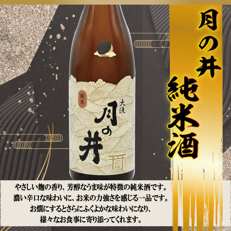 純米酒 720ml 純米吟醸 続撃破率百二十％ 720ml 2本 セット ガルパン コラボ 月の井 大洗 地酒 茨城 ガールズ ＆ パンツァー