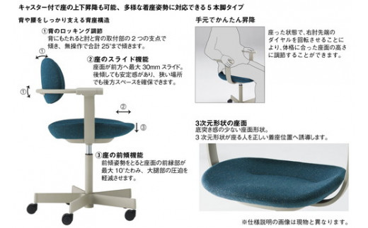 イトーキ バーテブラ03 （vertebra03）ワークチェア【 お客様組立品 ( かんたん組立 ) /   5本脚 本体：ペールオリーブ CD張地：エクリュベージュ 抵抗付ウレタン双輪キャスター / 柴田文江氏デザイン / 日本製 】  オフィスチェア デスクチェア ダイニングチェア KG825CDM1L4H9CF (KG825CDM1L4H9C)【EI003W】
