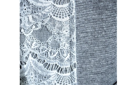 【婦人】メンブラーナ動体裁断ワンピース（グレー）　サイズ36／38／40／42