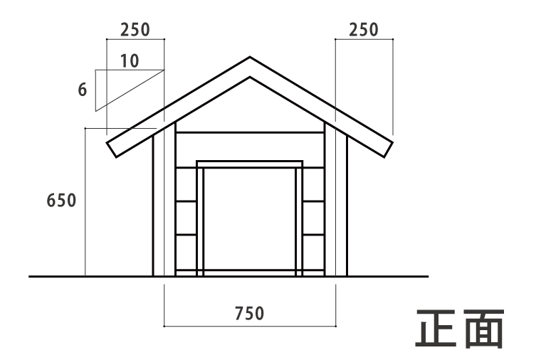 茨城県行方市のふるさと納税 CY-14 かわいい！うちの子部屋　ペット（屋外犬）用