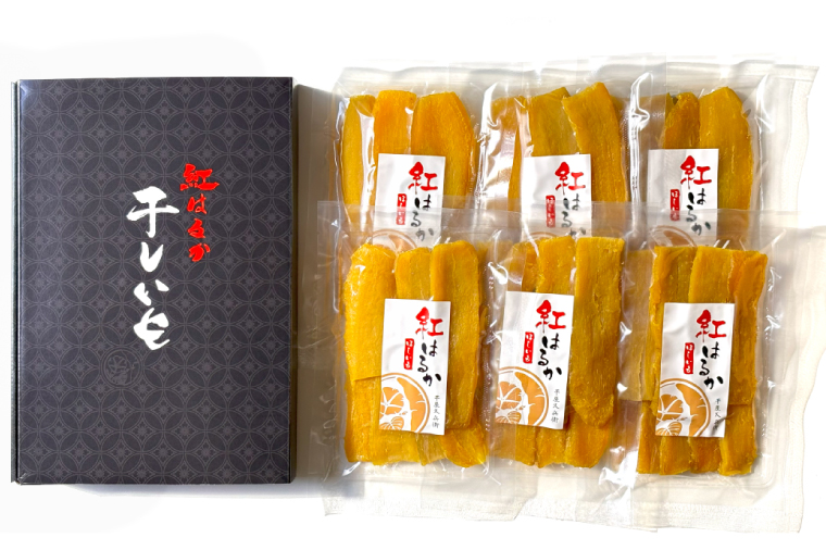 茨城県行方市のふるさと納税 DK-1　【芋屋久兵衛】茨城県産紅はるか干しいも150g×6セットギフト箱入り