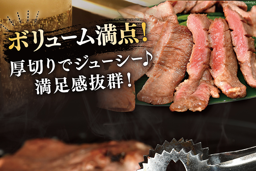 宮城県気仙沼市のふるさと納税 大人気！ 牛タン 厚切り牛タン 塩味 1kg (500g×2) [モ～ランド 宮城県 気仙沼市 20564660] 肉 牛肉 精肉 牛たん 牛タン塩 牛たん塩 冷凍 焼肉 BBQ アウトドア バーベキュー 厚切り タン