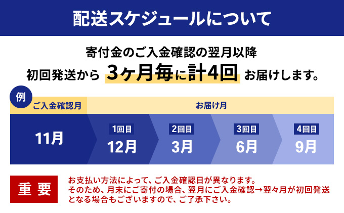 北海道枝幸町のふるさと納税 【枝幸ほたて】冷凍ほたて貝柱 年4回定期便［3ヶ月毎にお届け］【 ほたて 帆立 ホタテ 魚貝類 魚介類 海鮮 冷凍 加工食品 北海道 オホーツク 枝幸 】
