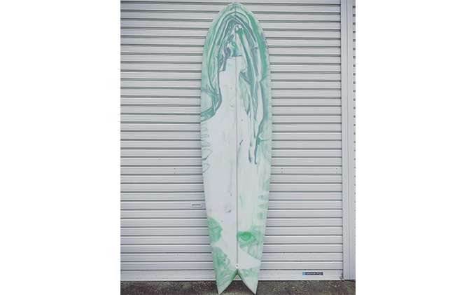 サーフボード Kei okuda shape fishimmons 7'4 サーフィン ボード マリンスポーツ スポーツ スポーツ用品 サーフグッズ 海 サーフィンボード 千葉 千葉県 九十九里町 九十九里