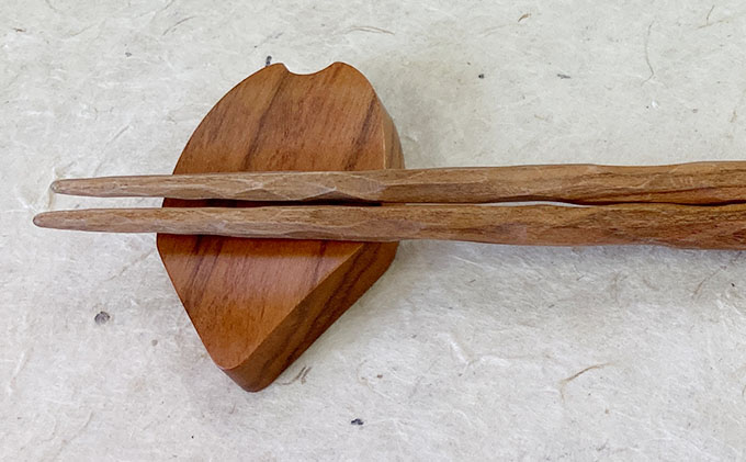 【厄除桜】桜の箸置き（5枚セット） 雑貨 カトラリー 花 木製 