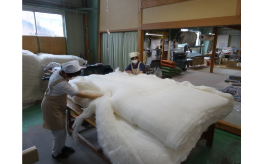 ワタセ工場製造　極上もめん綿入り敷き布団　フラワー柄　1枚　(赤)【CW99W】