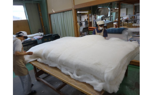 極上純綿　もめん布団　掛敷セット　(みやび柄・赤)【CW100W】