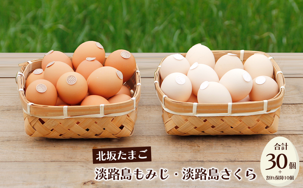 淡路島もみじ・淡路島さくら　詰め合わせ　　[たまご 鶏卵 濃厚 たまごかけごはん 生卵]