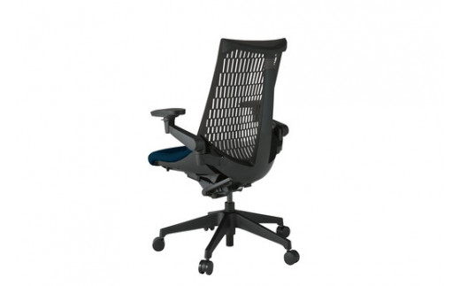 イトーキ アクトチェア ネイビーブルー オフィスチェア【エラストマー・ハイバック/  ウレタンキャスター / 4Dリンクアームレスト /  快適な座り心地/通気性・エラストマー素材 /フレキシブルバックレスト / 360°回転 / 11.5cm座面上下昇降 / 完成品/日本製・こだわりの品質】 ゲーミングチェア KG447PSMT1B2T1F (KG447PS-MT1B2T1)【EI019W】