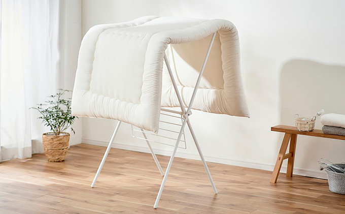 簡単組立スタイル物干し ホワイト STMX-770 アイリスオーヤマ 洗濯用品 物干しスタンド 部屋干し 室内 コンパクト プレゼント 