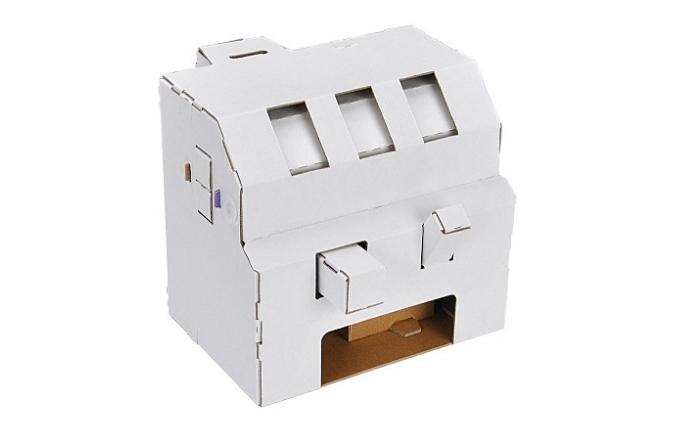 ダンボール工作 玩具 おもちゃ 組み立て 子供 2点セット 段ボール 