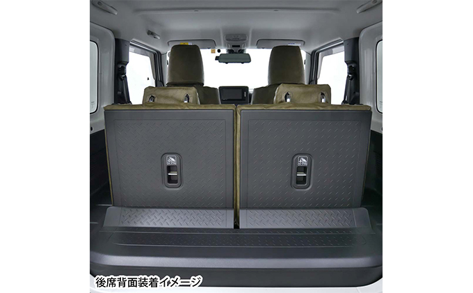 ヴィンテージレザーシートカバー（グリーン）　ジムニー（JB64/74）専用 車用品 内装 パーツ 緑 工具不要 