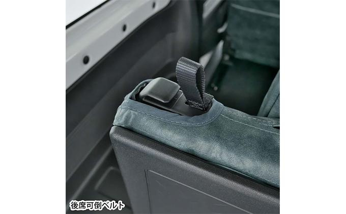 ヴィンテージレザーシートカバー（ブルー）　ジムニー（JB64/74）専用 車用品 内装 パーツ 青 工具不要 