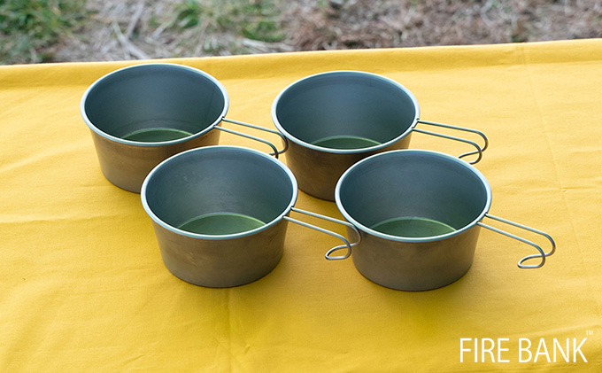 FIRE BANK ロッキーカップ500【4個セット】キャンプ バーベキュー BBQ ソロキャンプ  アウトドア 登山 キャンプ飯 人気 厳選 袋井市 アウトドア用品 キャンプ用品 食器 器 調理器具 