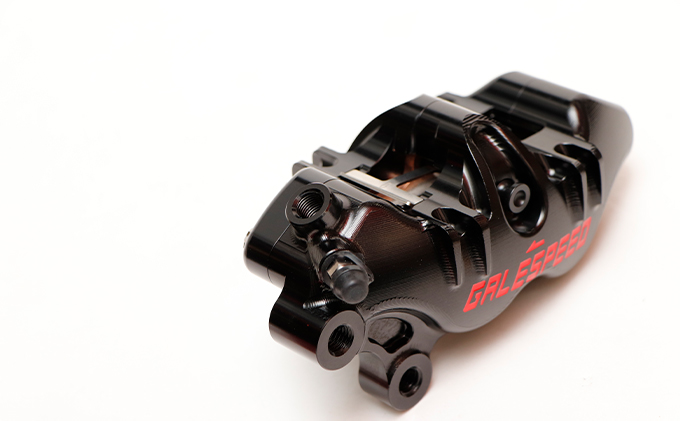GALE SPEED エラボレート・フロント4Pキャリバー(アキシャル40mm) 左/チタンボルト仕様 ブラック バイク オートバイ パーツ 左キャリパー 