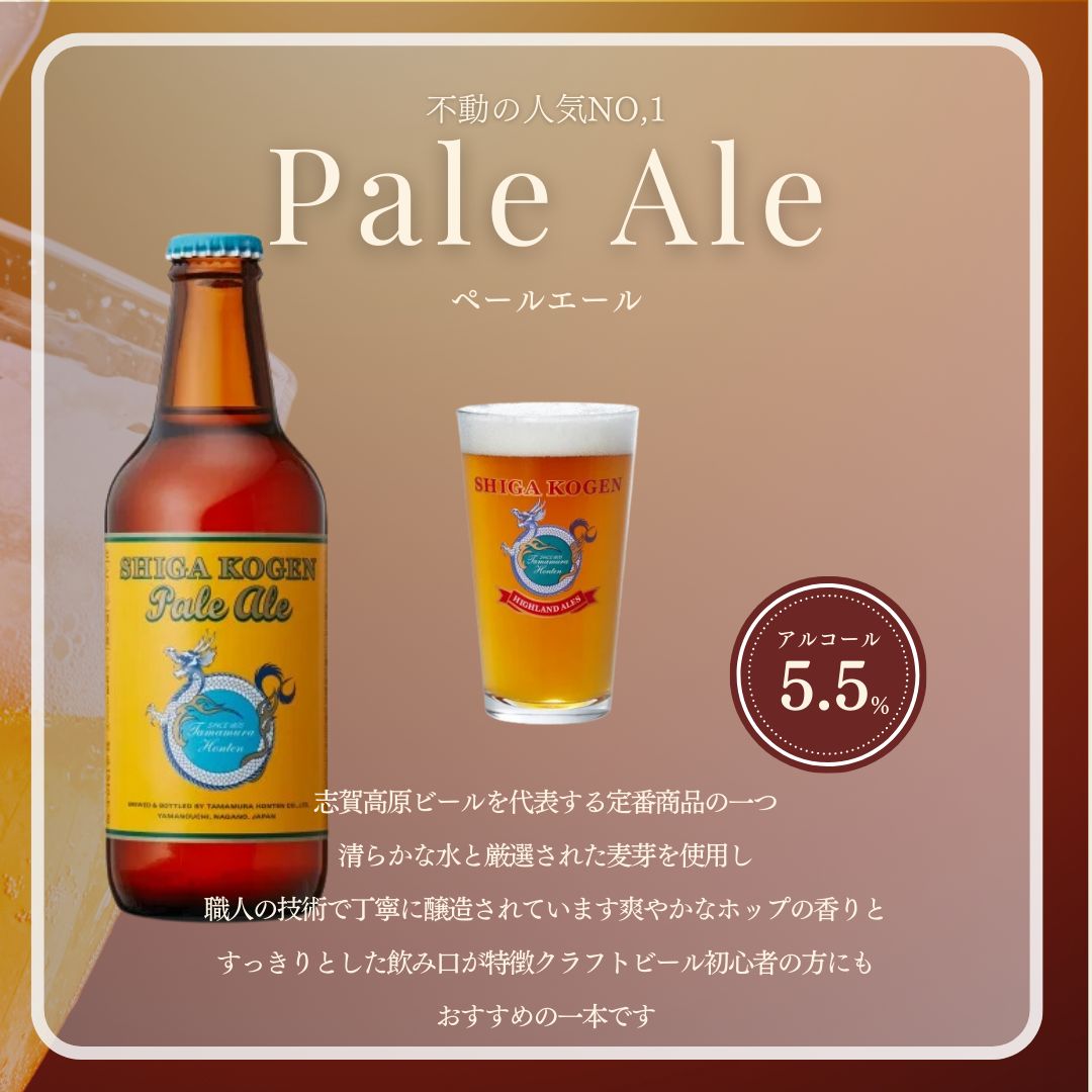 定期便 3ヶ月 志賀高原ビール12本セット 【 クラフトビール 志賀高原ビール 飲み比べセット 玉村本店 ビール 詰め合わせ セット 地ビール 飲み比べ 黒ビール IPA ipa ペールエール 酒 お酒 長野 定期 お楽しみ 3回 】 